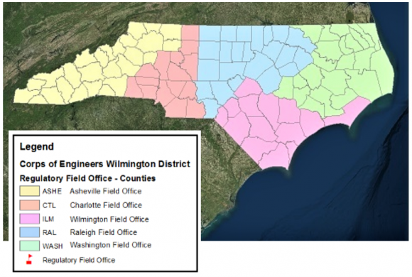 US Army Corps of Engineers Field Office Regions