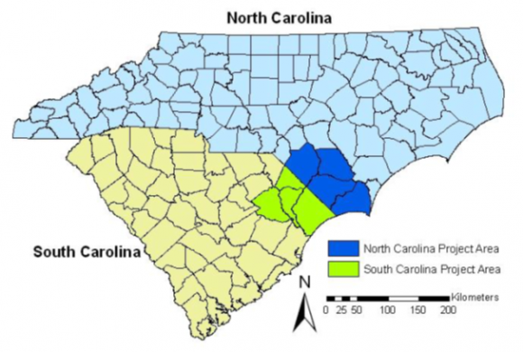 8-county study area